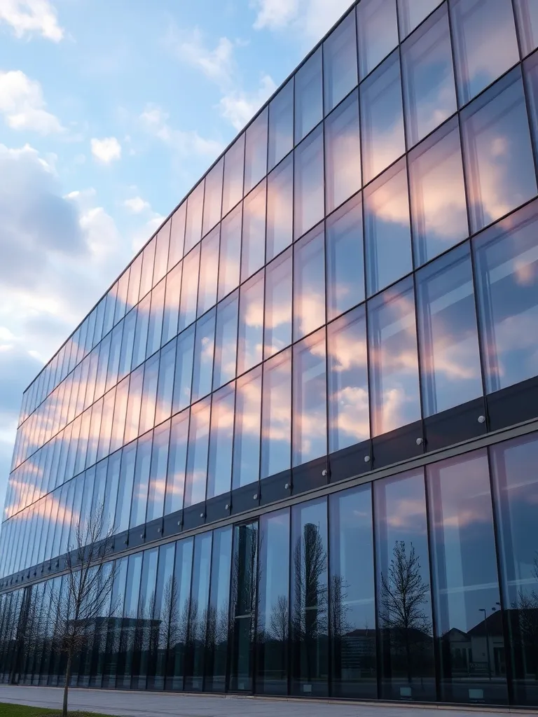 Modern university building in Debrecen Hungary with high-tec